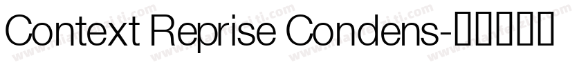 Context Reprise Condens字体转换